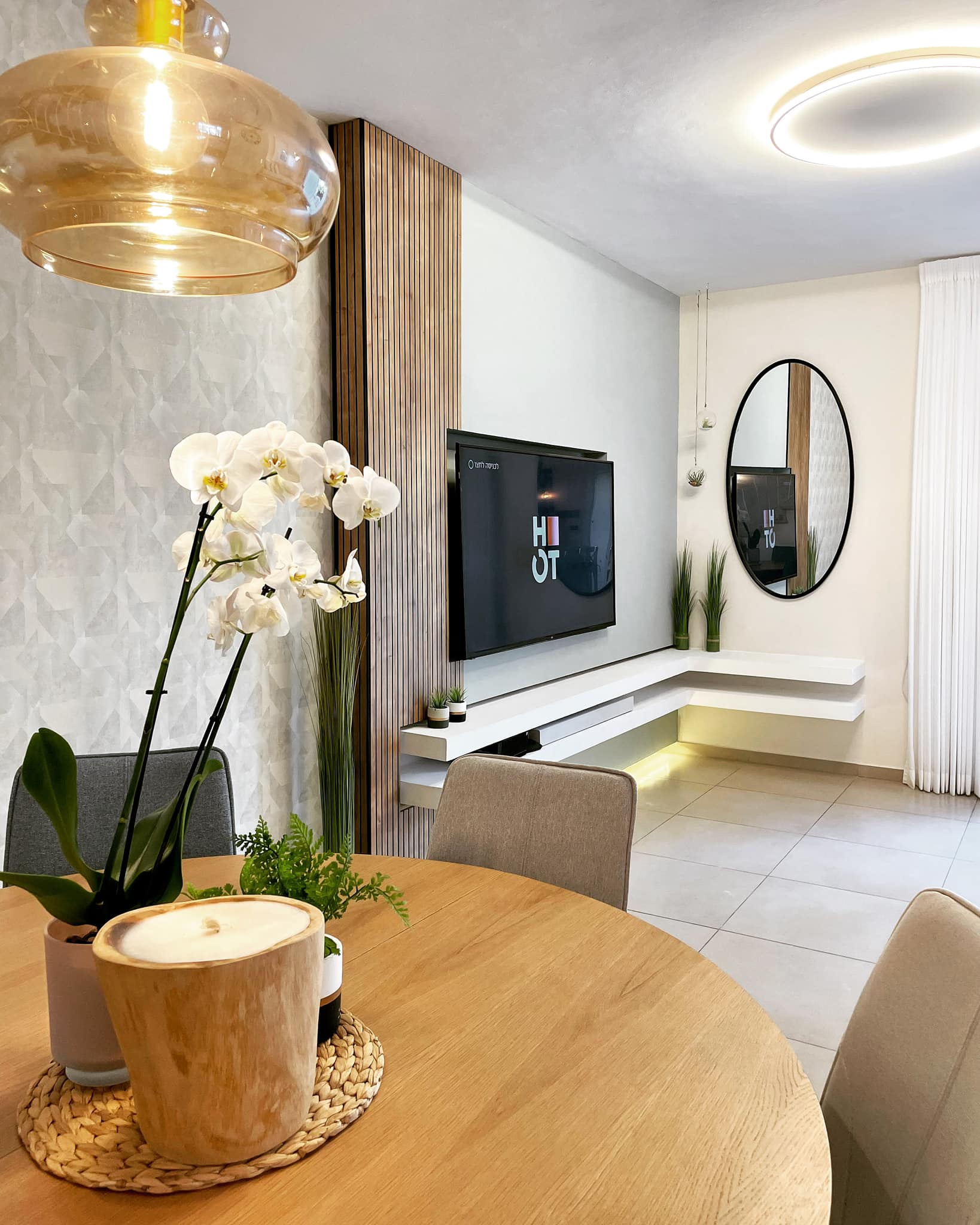 עיצוב חלל מגורים וכניסה-בית חשמונאי