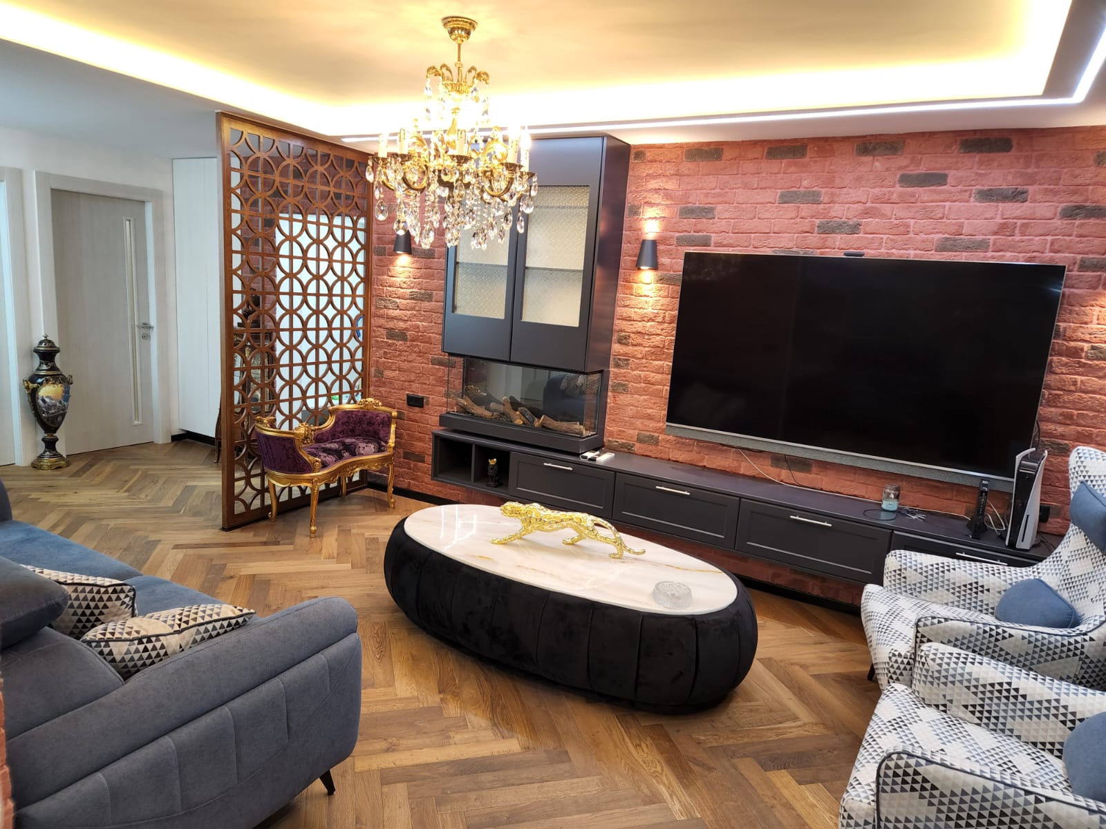 עיצוב פנים דירת יוקרה