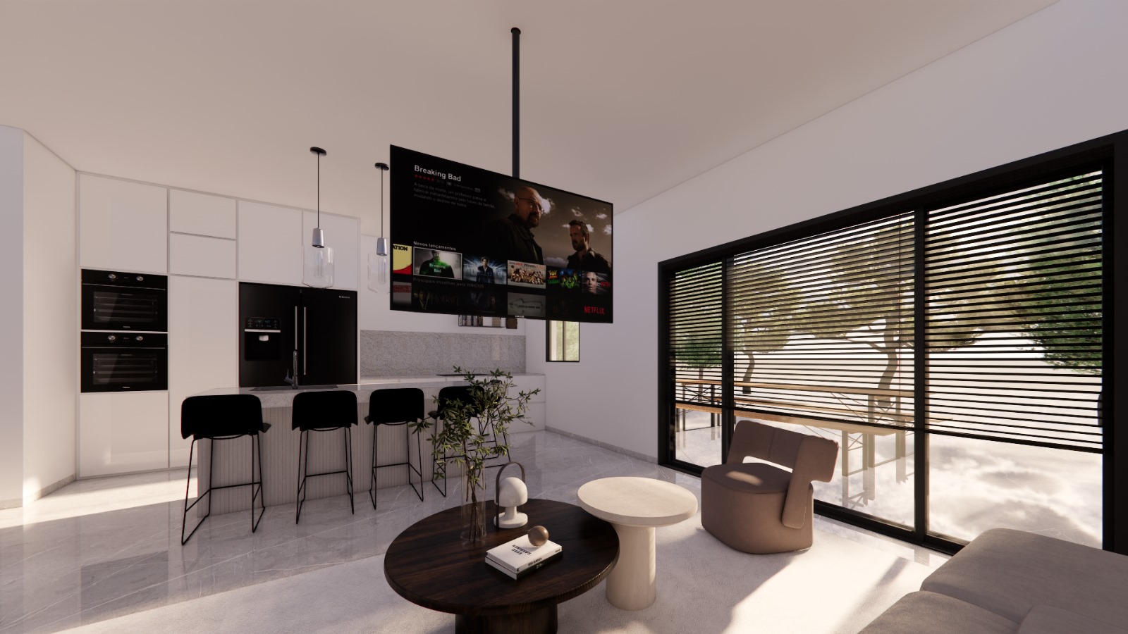 עיצוב פנים- דירת גן