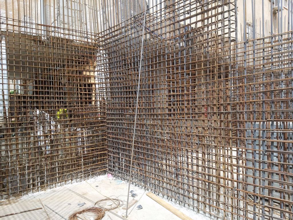 קשירת ברזל לקירות ממד