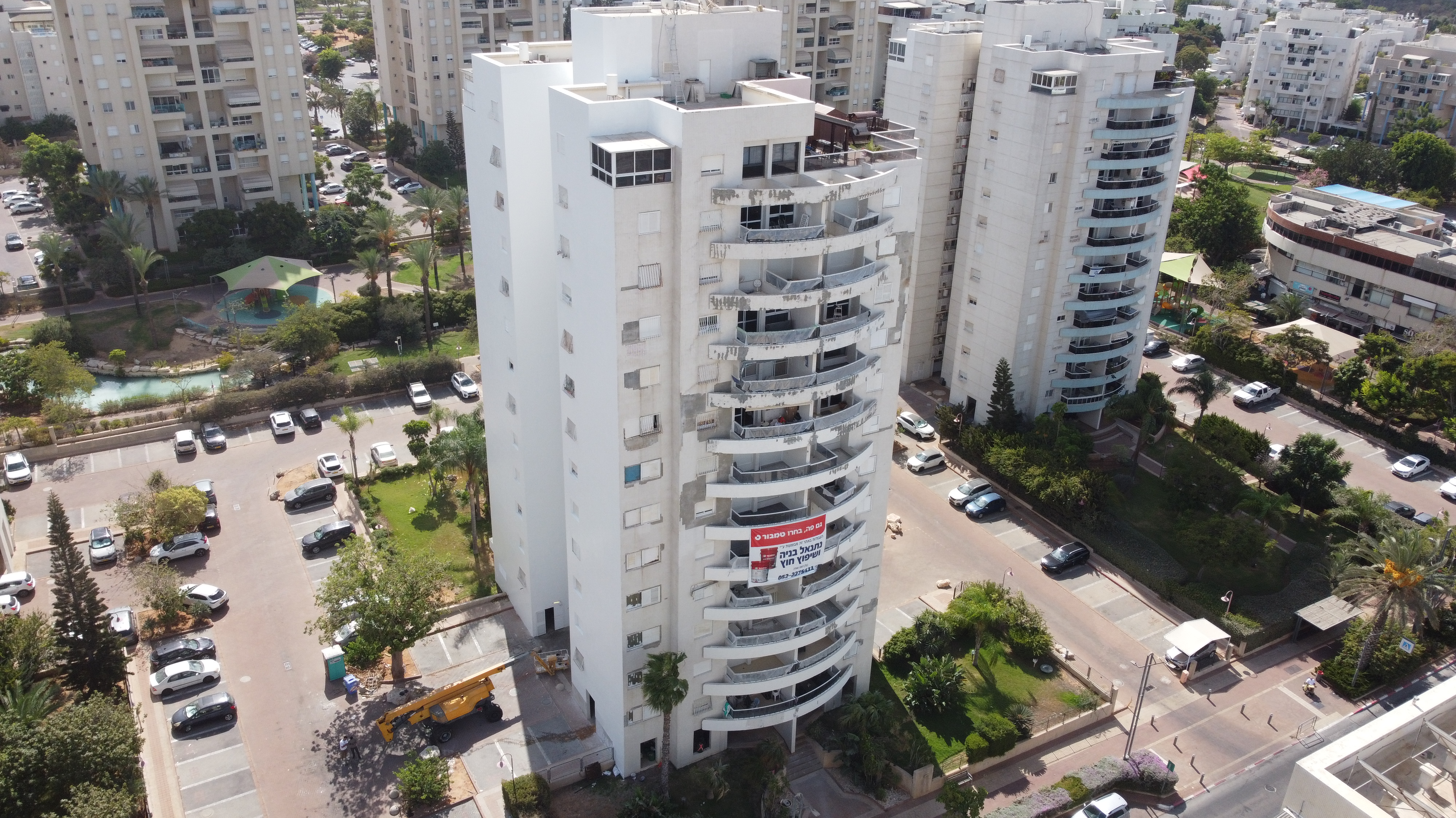 שיפוץ חזיתות מבנה מסוכן