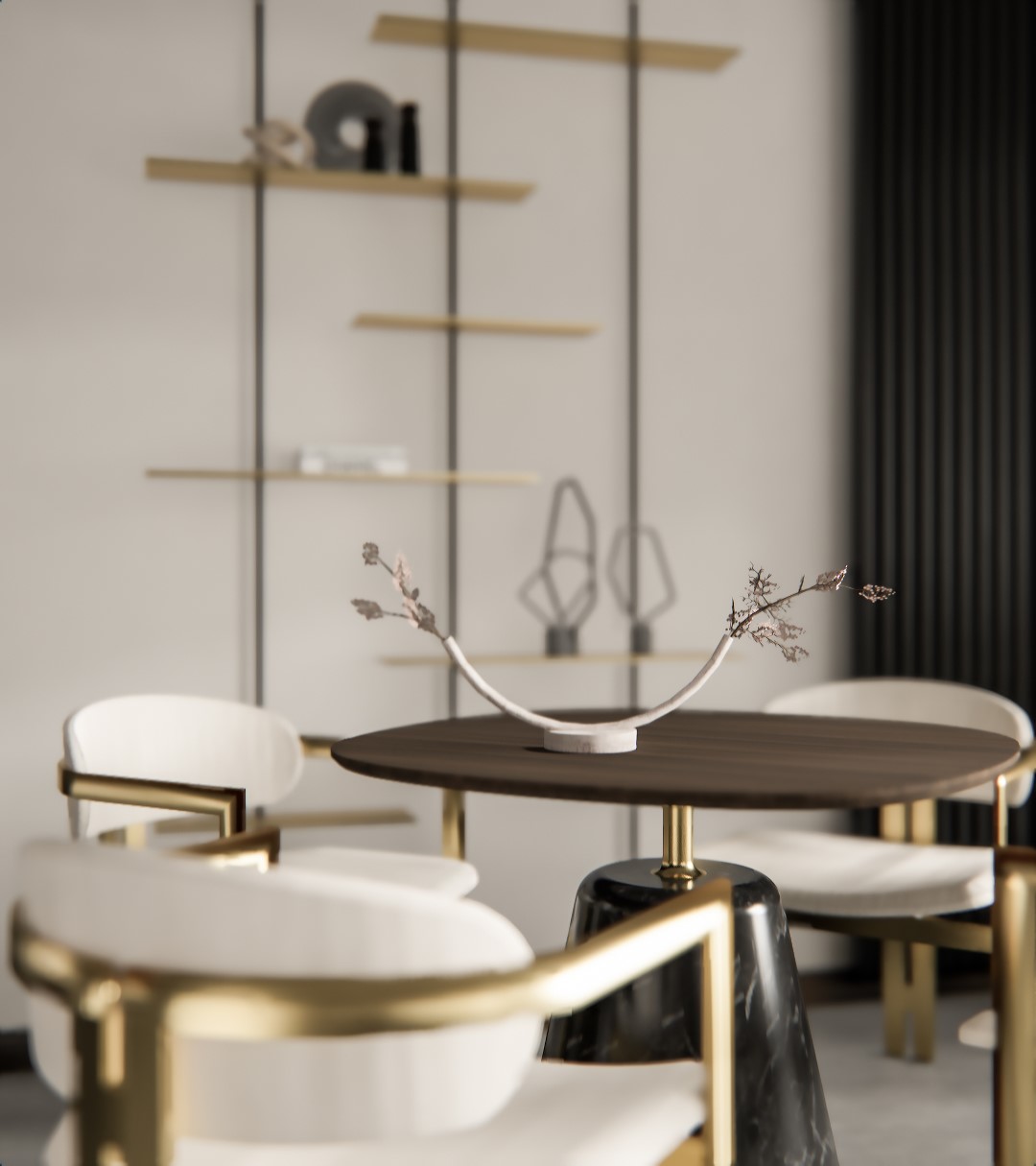 פינת אוכל מעוצבת