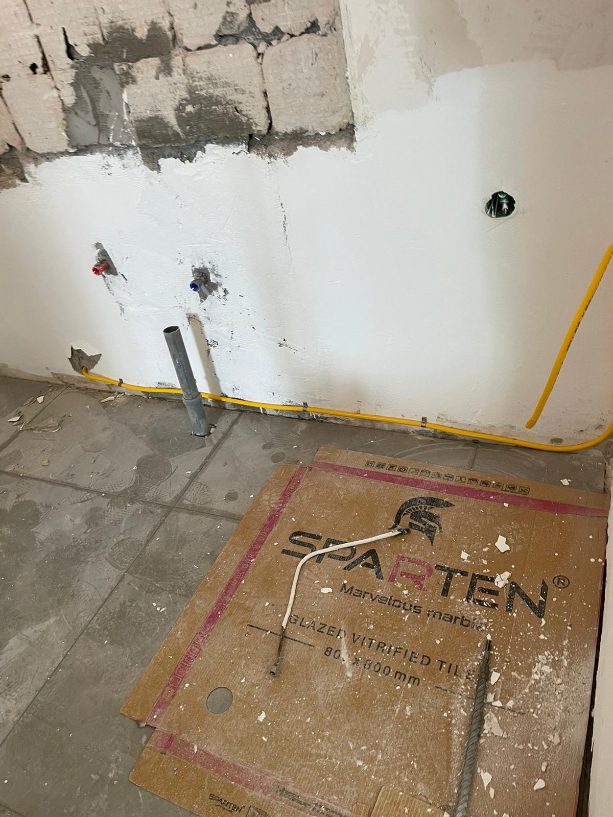 ביצוע תשתיות צנרת בשלבי יסוד