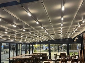 פרגולות חשמליות דגם PVC