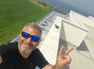 פרגולות אלימניום שילוב הצללות צבע עץ