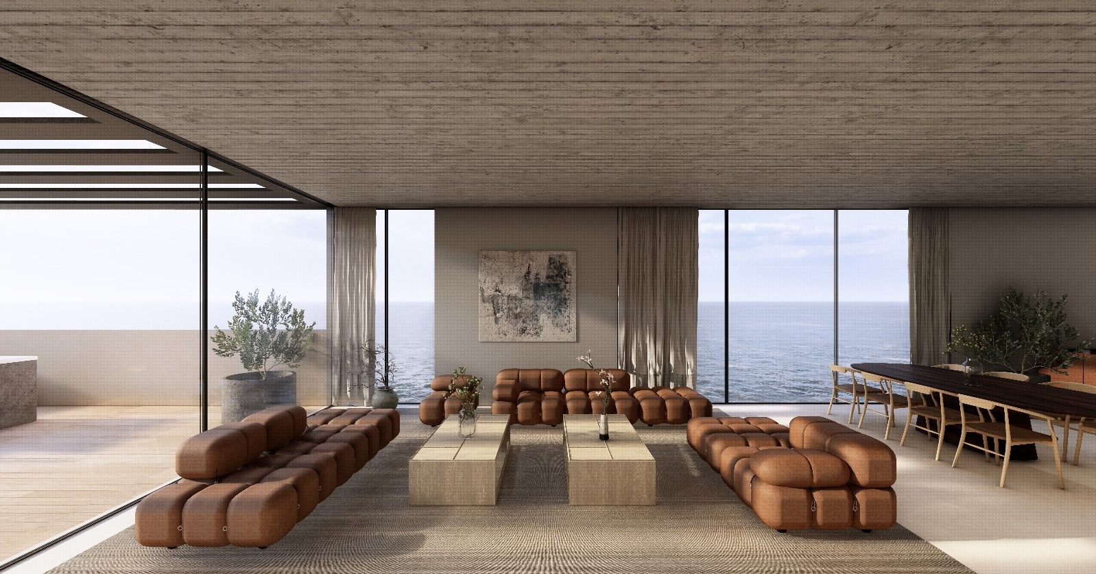 תכנון ועיצוב פנים לפנטהאוז במרכז הארץ