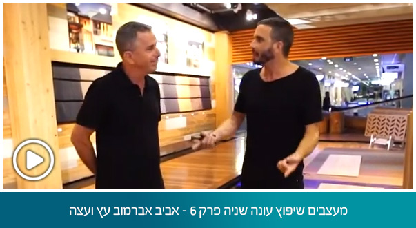 מעצבים שיפוץ עונה שניה פרק 6 - אביב אברמוב עץ ועצה