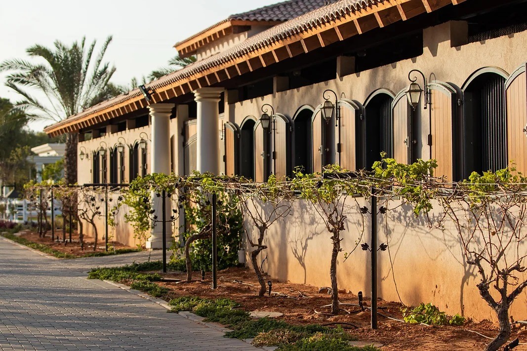 חווה עם אורוות סוסים